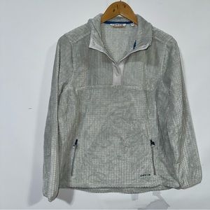 Orvis snap t fleece sweatshirt